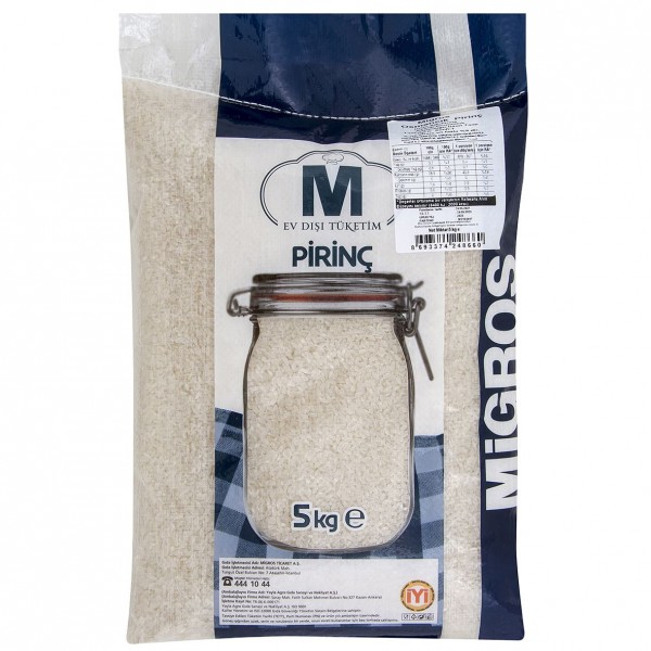 Migros Osmancık Pirinç 5 Kg