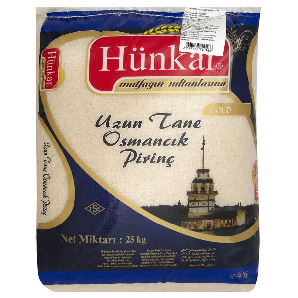 Hünkar Osmancık Pirinç 25 Kg 